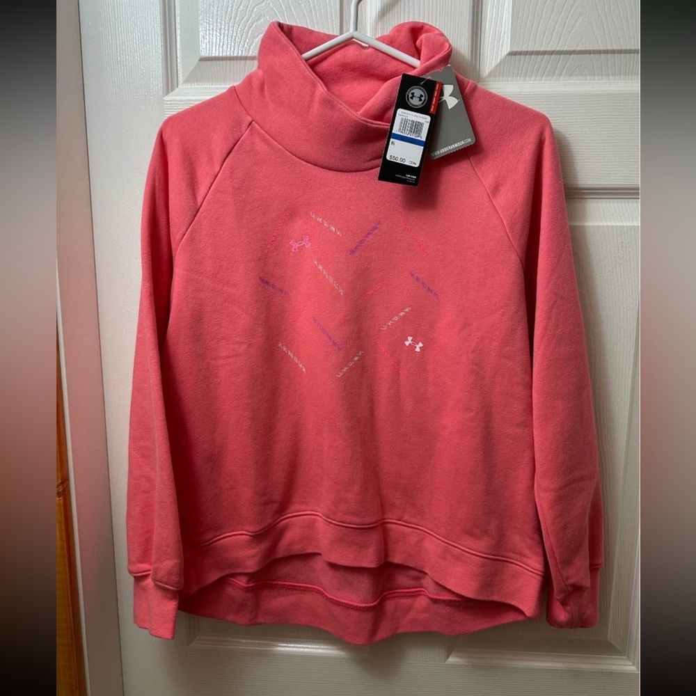 Under Armour Vibrant Pink Girls' Top Youth XL